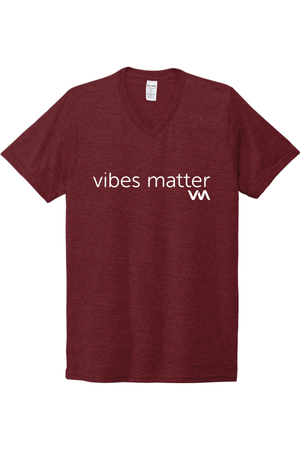 Vibes Matter Organic Unisex V-Neck Tee