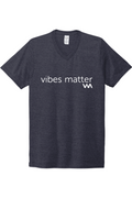 Vibes Matter Organic Unisex V-Neck Tee
