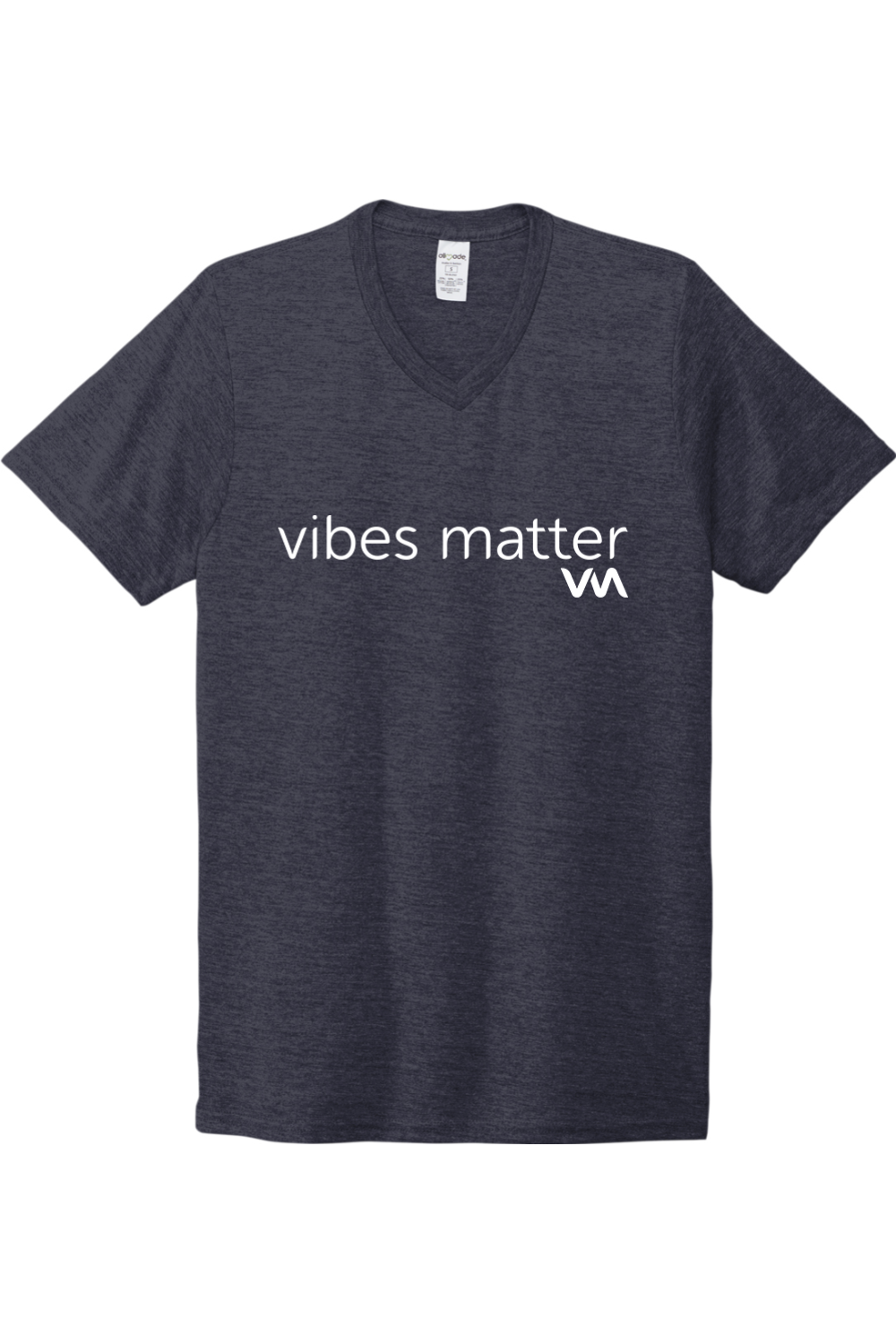 Vibes Matter Organic Unisex V-Neck Tee