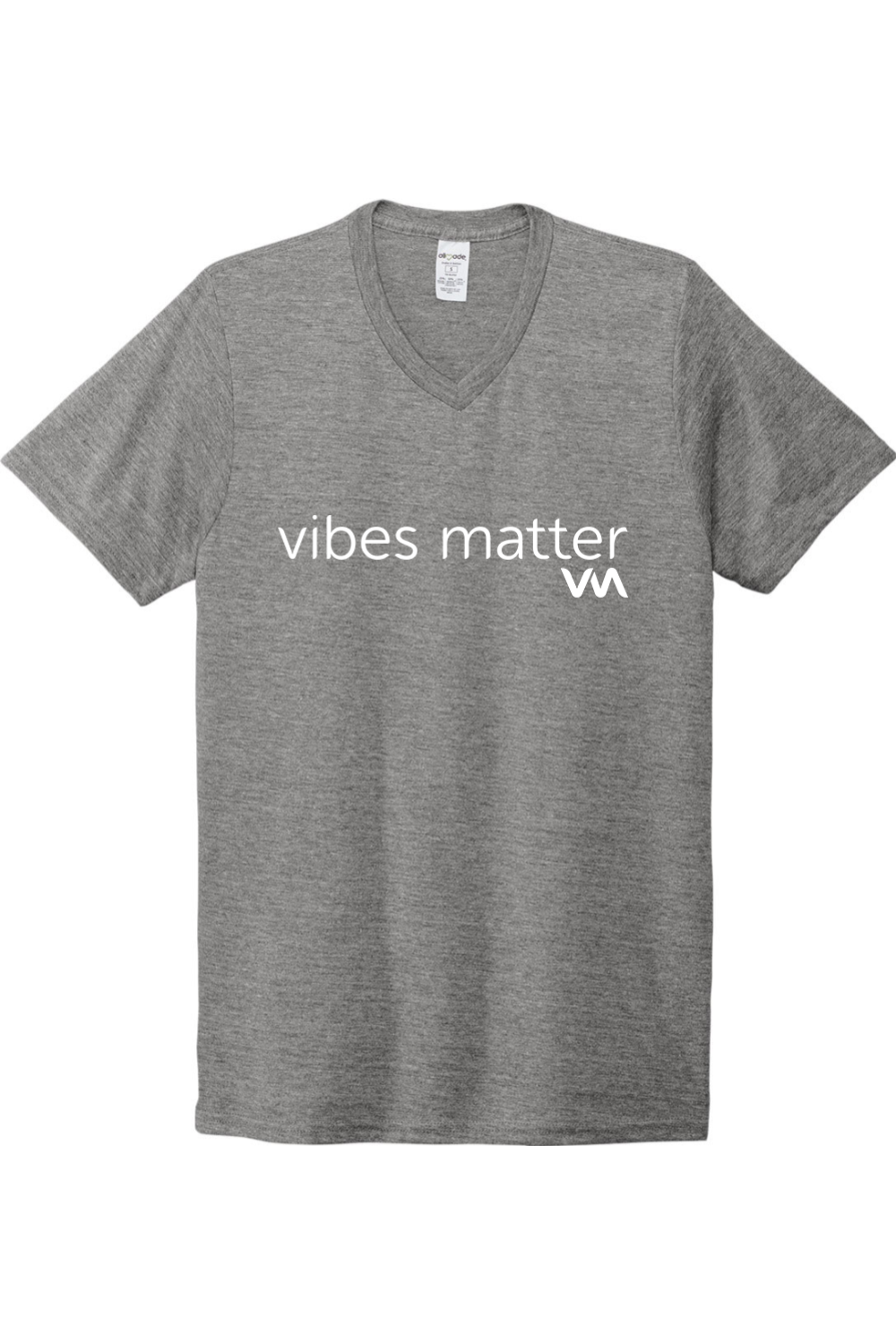 Vibes Matter Organic Unisex V-Neck Tee