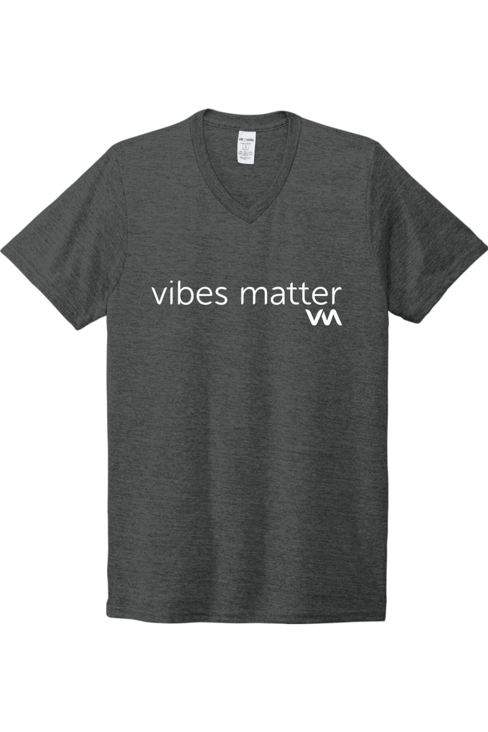 Vibes Matter Organic Unisex V-Neck Tee